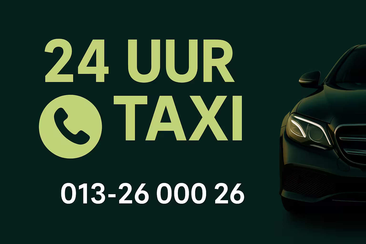 24 uur Taxi Centrale Tilburg